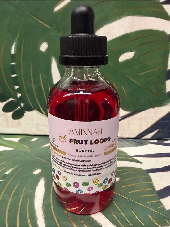 Aminnah Other - AMINNAH Fruit Loops Red Body Oil - Nourishing Skin Oil